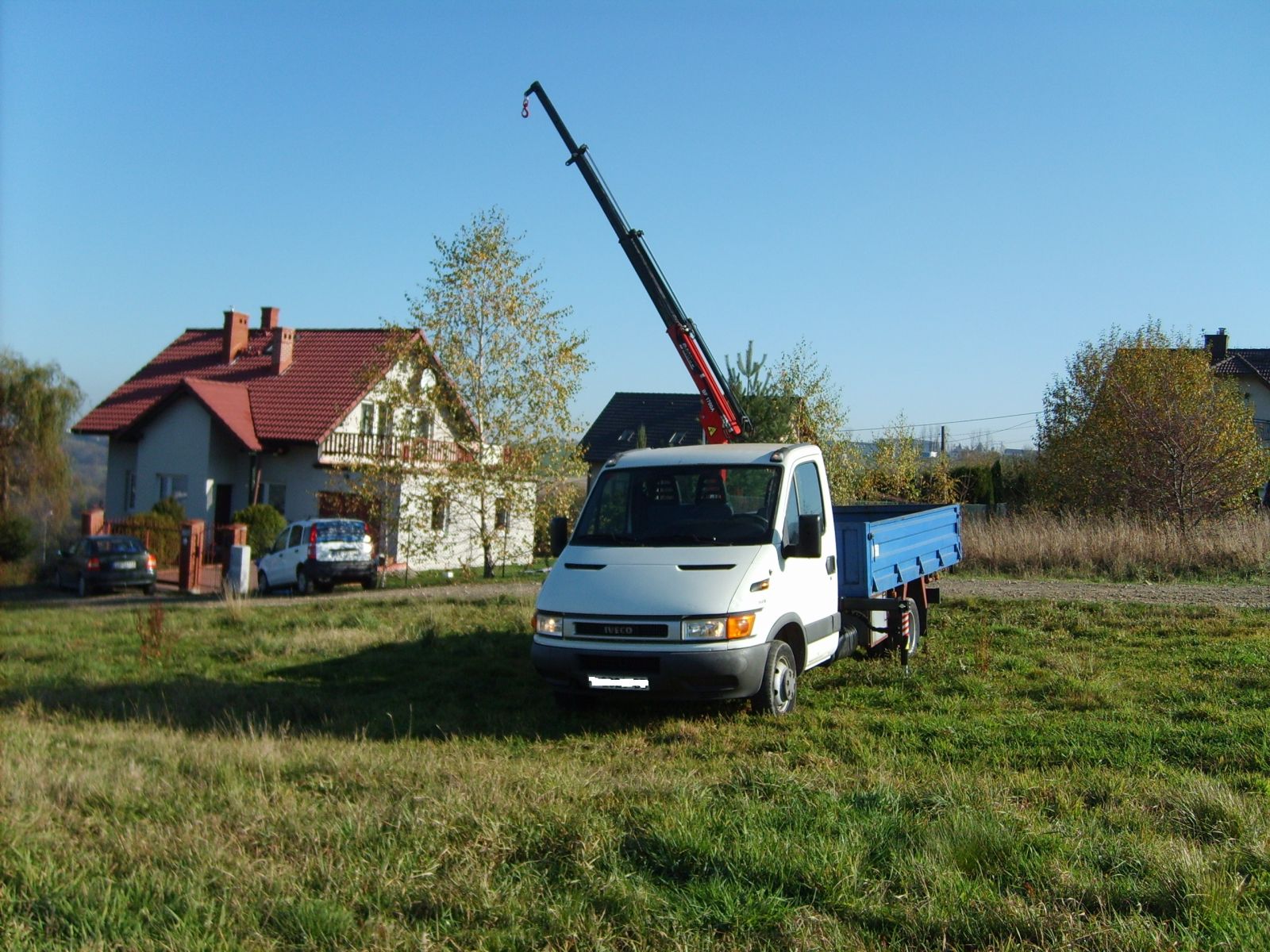 żuraw przeładunkowy befard na iveco daily